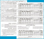 Dome Short-Cut Payroll Book, 8 Columns, 11.25" x 8.75", Navy (650)