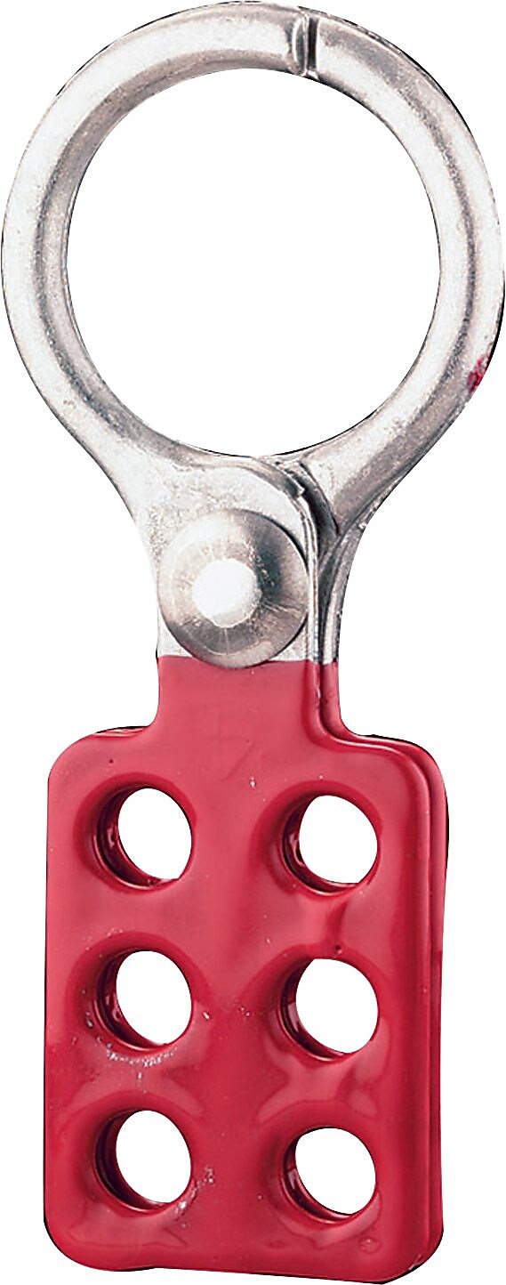 American Lock® Lock-Out Hasps, Aluminum, Red