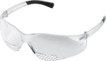 MCR Safety BearKat Crews ANSI Z87 Magnifier Protective Glasses, Clear, 1.5 Diopter