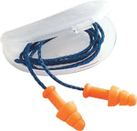 Howard Leight SmartFit Nylon Cord Reusable Earplugs, Orange, 25 dB, 100/BX (HOWSMF30)
