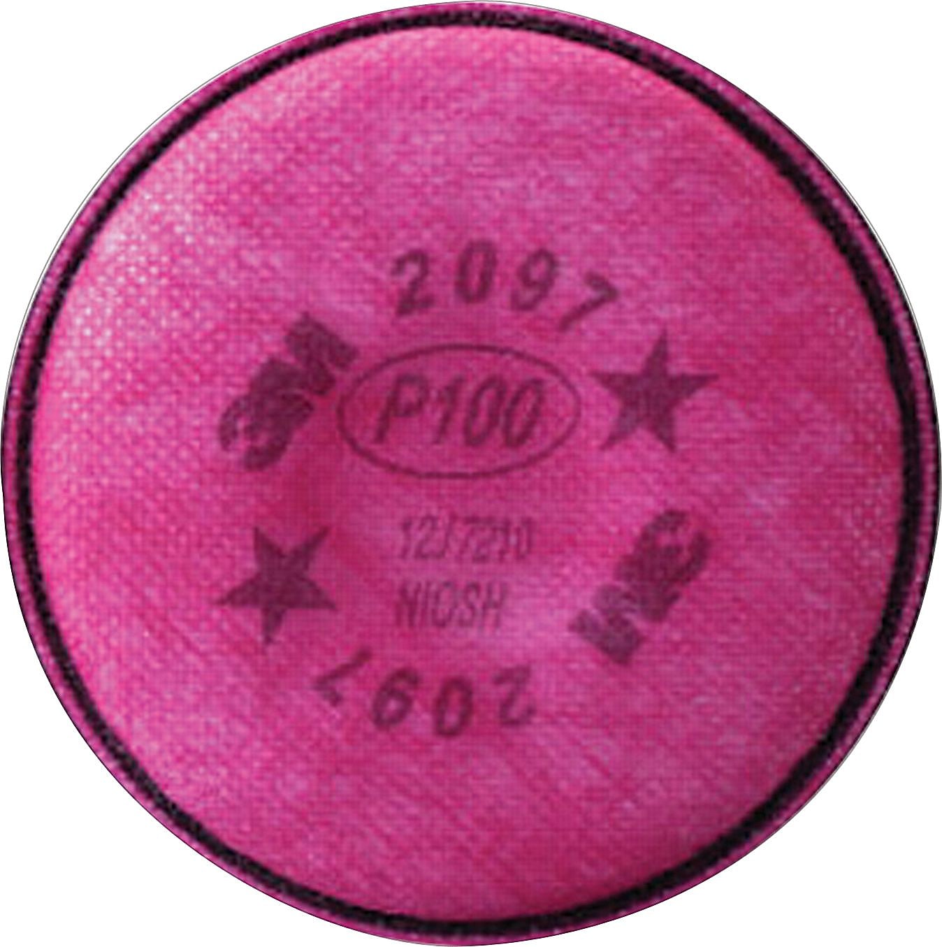 3M™ Particulate Filter, P100, Nuisance Level Organic Vapor, 2/PK (142-2097)