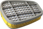 3M™ Half and Full Facepiece Cartridges & Filters, Organic Vapor/Acid Gas Cartridge, 6003, 2/Pack (142-6003)