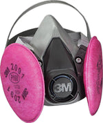 3M™ Half Facepiece Respirator Assembly, P100, With Particulate Filters 2091, Medium (142-6291)