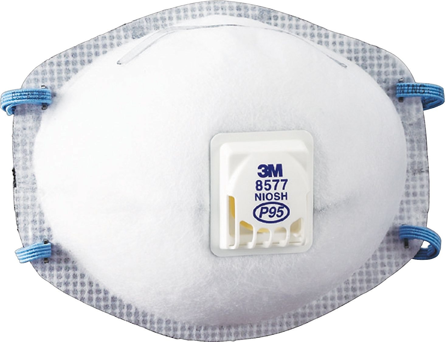 3M™ Disposable Particulate Respirator, 8577, P95, Oil Proof, 10/Bx