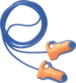 Howard Leight Laser Trak Detectable Corded Earplugs, NRR 32 dB, Blue/Orange, 100/Box (154-LT-30)