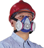 MSA Safety Advantage® Half Facepiece Air Purifying Respirator, Blue, Medium, Thermoplastic Rubber (454-815444)