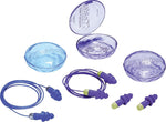 Howard Leight Rockets Reuseable Corded Earplugs, NRR 27 dB, Purple, 50/Box (507-6405)