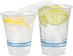 Eco-Products® BlueStripe™ Cold Cups, 12 oz., Clear, 1000/Carton (ECOEPCR12)