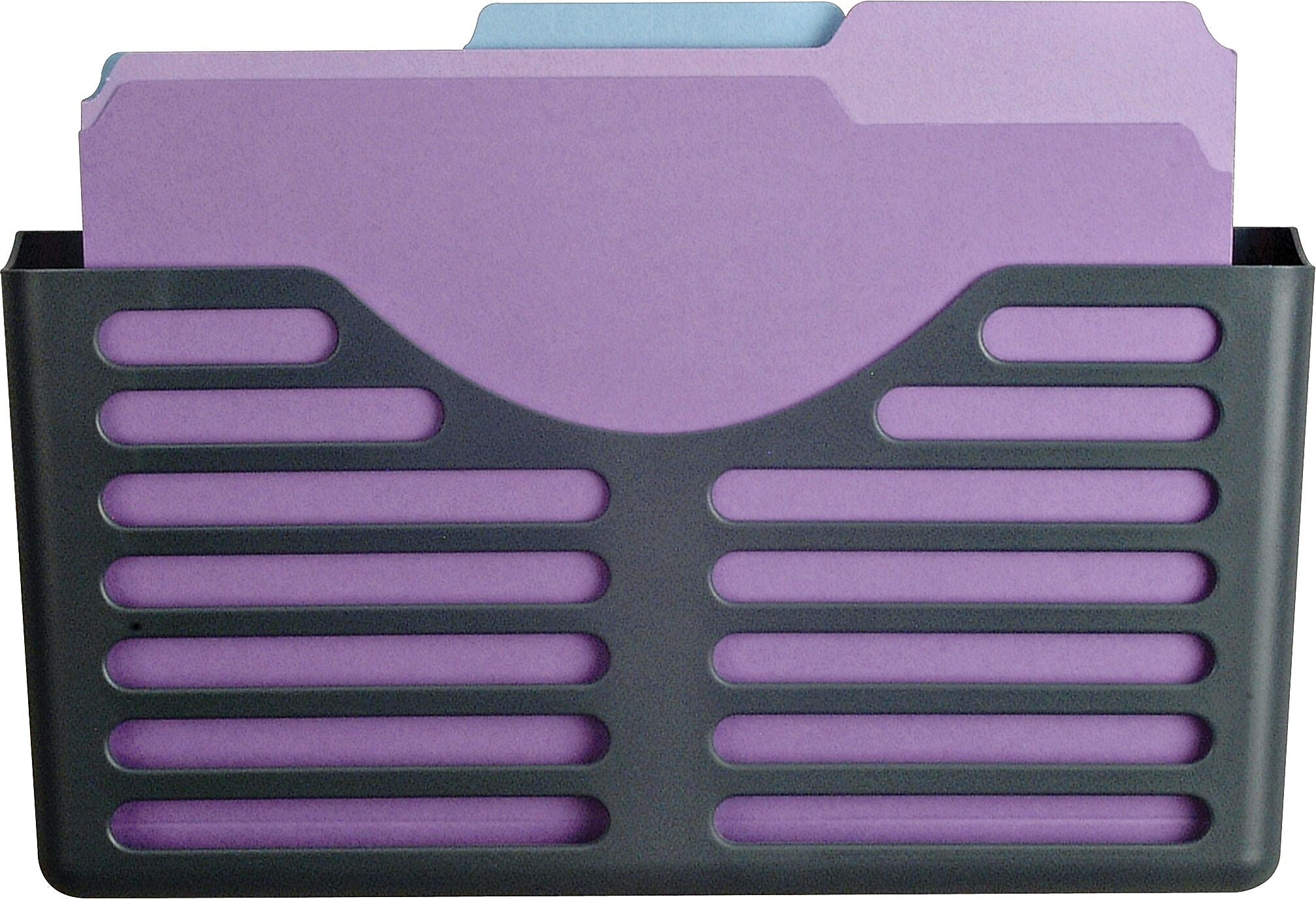 Officemate Panel Verticalmate Plastic File Pocket, Gray (29152)