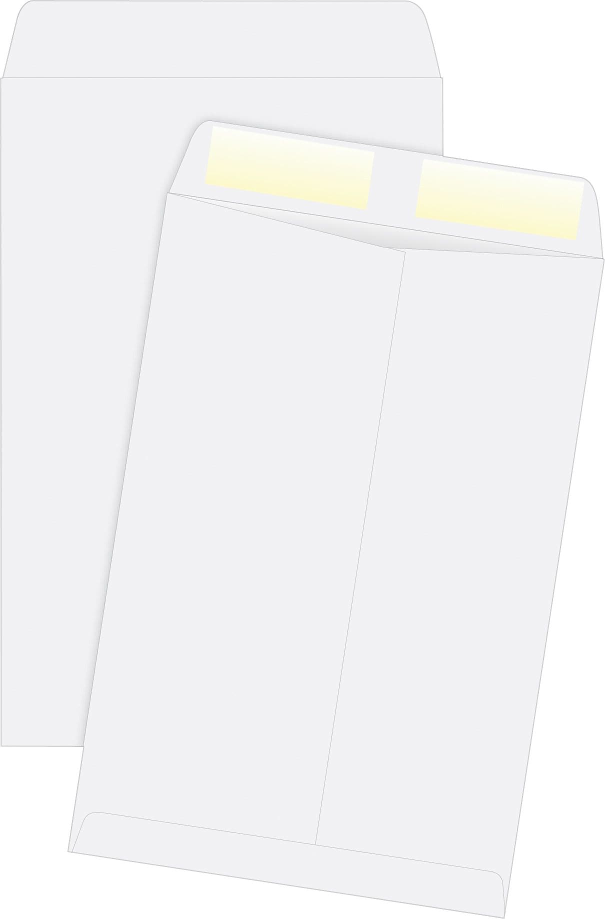 Quality Park Gummed Open-End Catalog Envelopes, 6" x 9", White, 500/Bx (QUA40788)