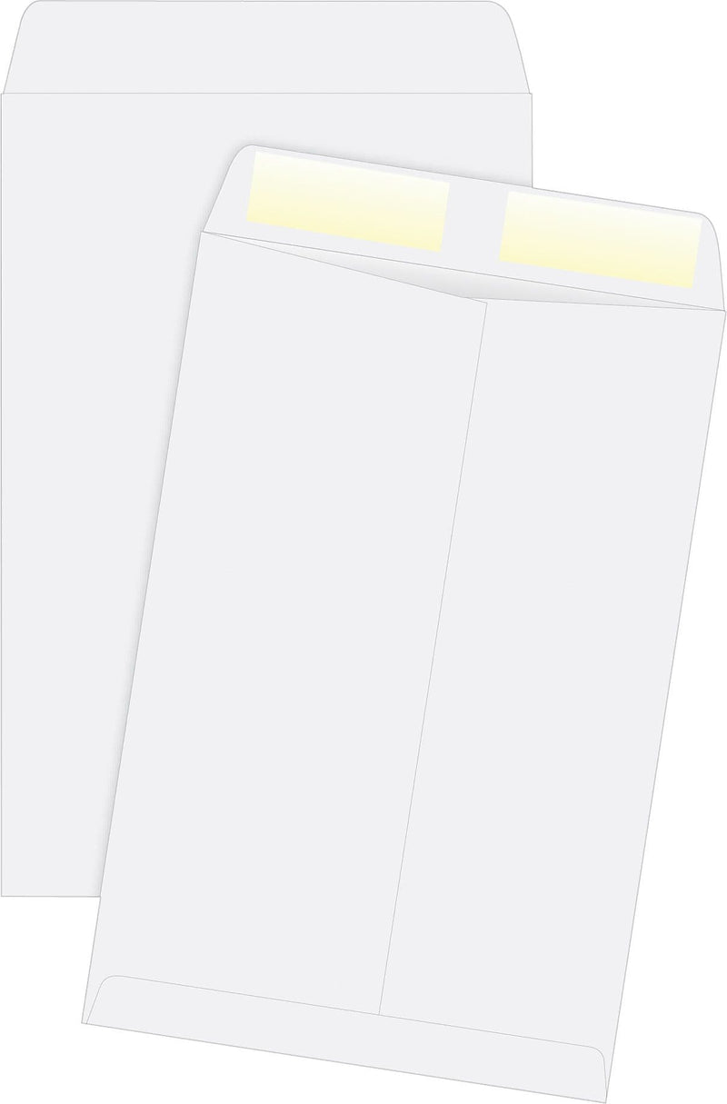 Quality Park Gummed Open-End Catalog Envelopes, 6" x 9", White, 500/Bx (QUA40788)