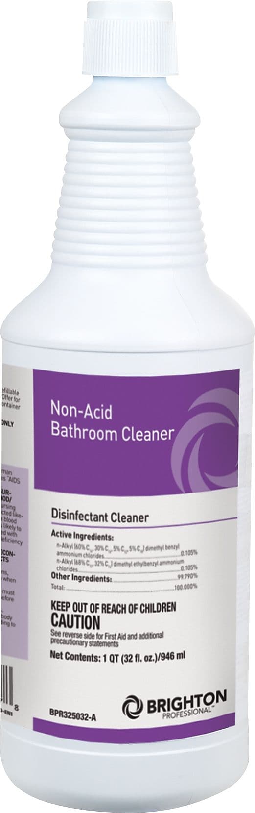 Brighton Professional™ Non-Acid Restroom Cleaner Disinfectant Bathroom Cleaner, Floral Scent, 32 Oz., 12/Ct (BPR325032-ACT)