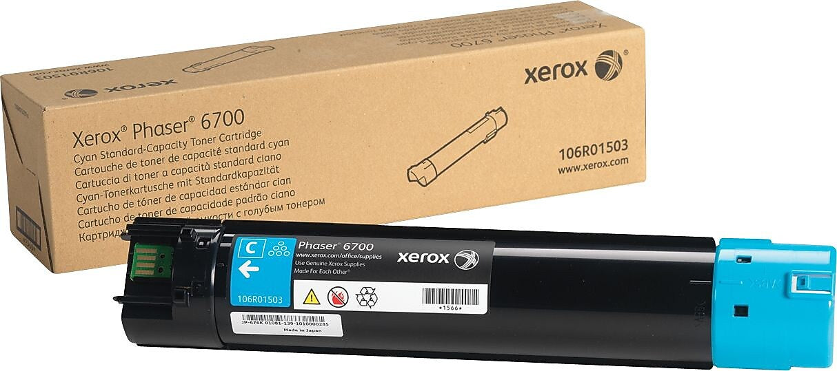 Xerox 106R01503 Cyan Standard Yield Toner Cartridge