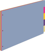 Cardinal Blank Dividers, 5-Tab, Assorted Colors, Set (CRD 84250)