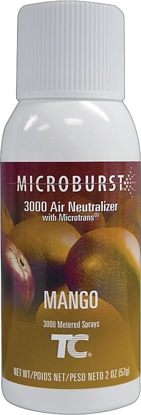 Technical Concepts Microburst® 3000 Aerosol Refill, Mango, 2 Oz., 12/Ct