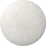 MotorScrubber White Polishing Pad, 7.75"