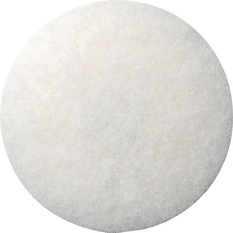 MotorScrubber White Polishing Pad, 7.75"