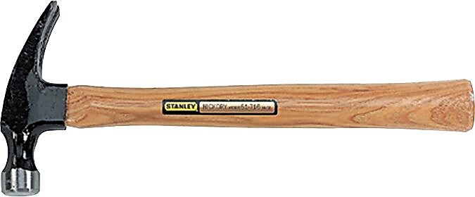 Stanley® Wood Handle Nail Hammers, Hickory Handle,16 oz.