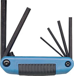 Eklind® Tool Ergo-Fold™ 9 Pieces Large Handle Hex Key Set, Red Composite Grip, 5/32 - 3/8"