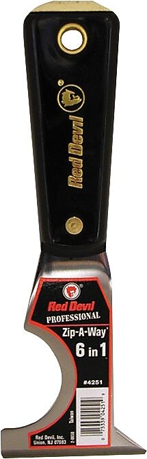 Red Devil® Zip-A-Way® Professional Series 4200 Stiff Painters Tool, 6 in 1