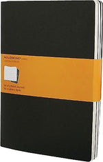 Moleskine Cahier Journal, 7.5" x 10", Unruled, Black, 3/Pack (705038)
