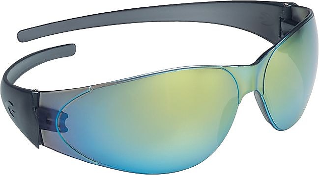 MCR Safety Crews Checkmate® Glasses, Flexible Bayonet Temples, Clear Tint & Frame