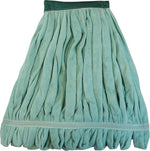 O'Dell® Microfiber Tube Mop, 1 1/2" Headband, Green (MWTM-GNB)