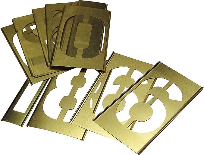 C.H. Hanson® Number Sets, 2 in, 15 PC