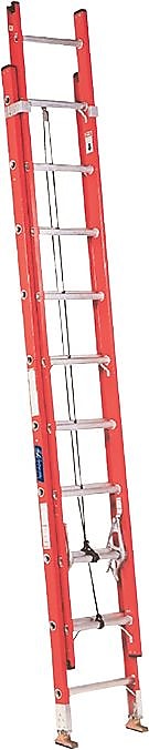 Louisville Ladders FE3200 Series Fiberglass Channel Extension Ladders, 16 ft