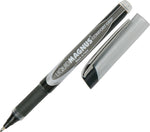 AbilityOne SKILCRAFT 7520015877791 Rollerball Stick Pen, Fine Point, 0.7 mm, Black Ink / Black Barrel, 4/Pk