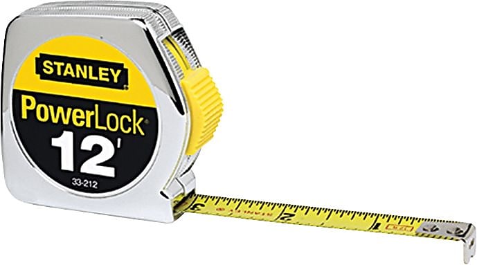 Stanley® Powerlock® Tape Rules,1/2" x 12ft Blade