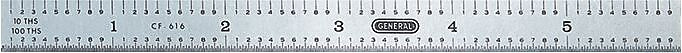 General Industrial Steel Ruler, 6 in (318-676)