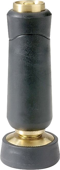 Gilmour® Solid Brass Large Full Size Straight Twist Nozzle, Rubber Grip Handle