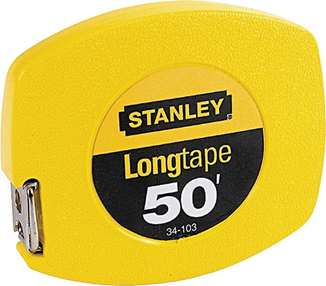 Stanley® Long Tapes, 3/8" x 50 ft Blade