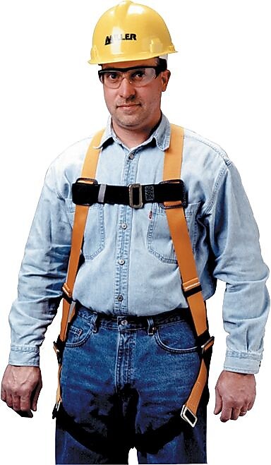 Honeywell Miller Titan Full-Body Harness, Universal, 400 lbs. Capacity, Orange (493-T4500/UAK)
