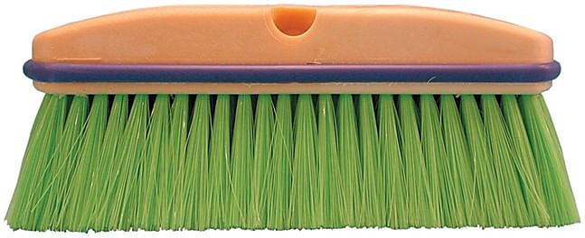 Magnolia Brush 455-3033 10" Nylon Bristle Vehicle Wash Brush; Flagged Green