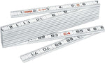 Rigid® Folding Fiberglass Ruler, Outside Reading, 6'