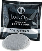 JavaOne Estate Costa Rican Blend Coffee Packet, Medium Roast, 0.3 oz., 14/Box (JTC30406)