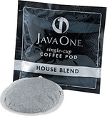 JavaOne House Blend Coffee Packet, Medium Roast, 0.3 oz. Pods, 14 Pods/Box (JAV40300)