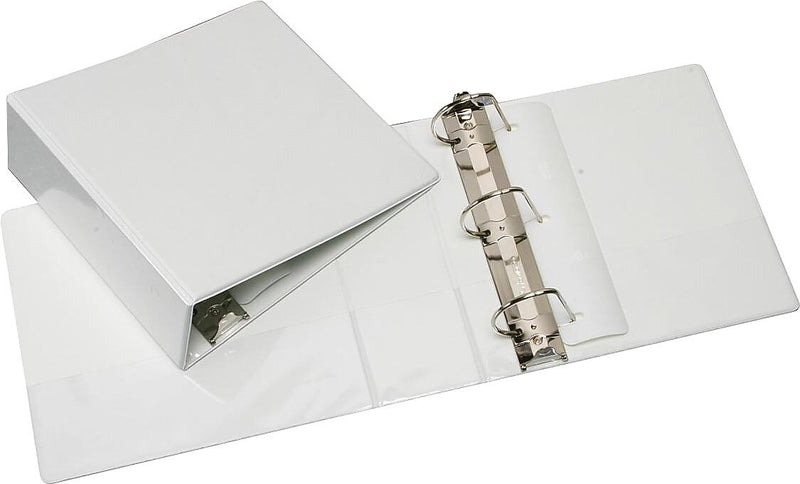AbilityOne Heavy Duty 3" 3-Ring View Binders, White (7510013683486)
