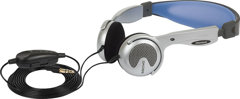 Koss Portable Headphones, Blue/Silver (KTXPRO1)