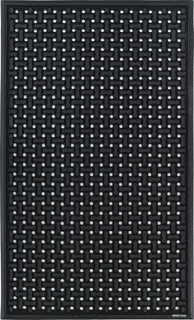 M+A Matting Comfort Flow Anti-Fatigue Mat, 5.6' x 3.5', Black (420164900)