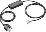 Plantronics APS-11 Electronic Hook Switch Cable, Black (85Q78AA)