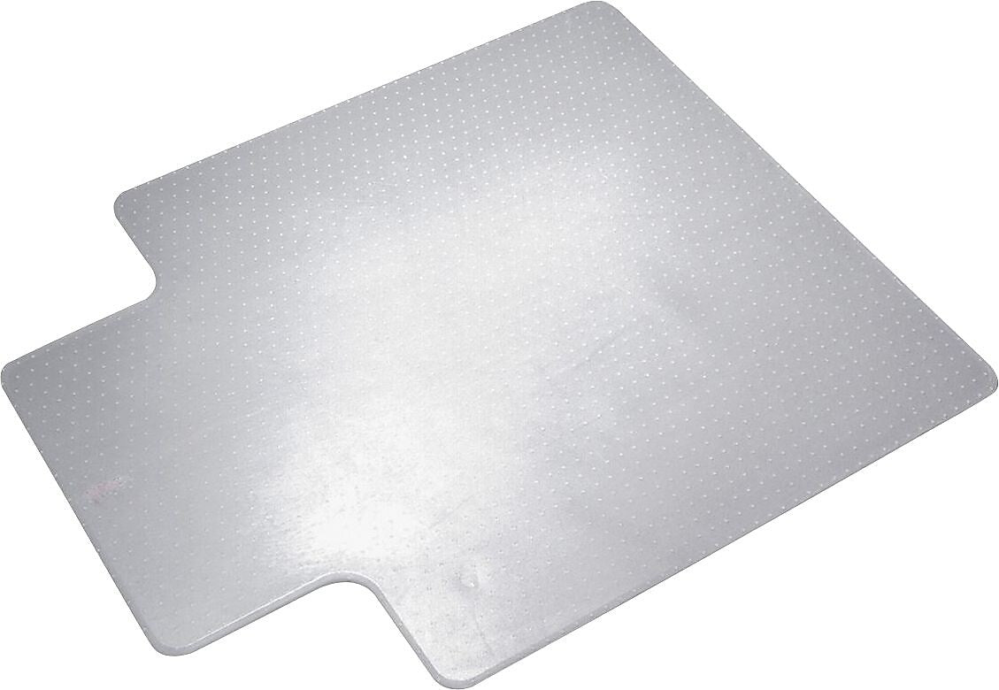 AbilityOne Skilcraft Carpet Chair Mat, 45" x 53'', Medium-Pile, Clear (NSN5772529)