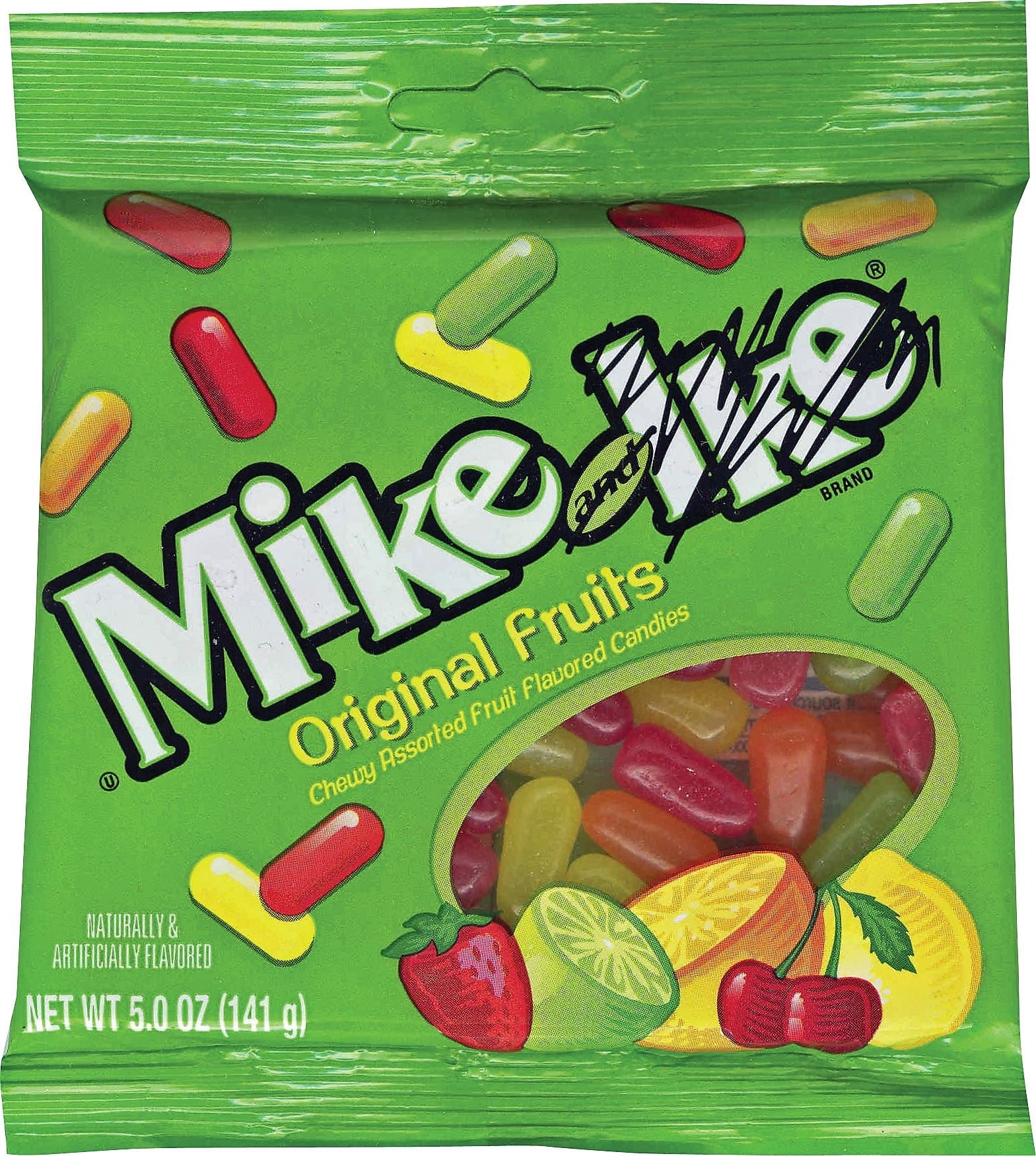 Mike and Ike Original Fruits Chews, 5 oz, 12/Carton (JUS49259)