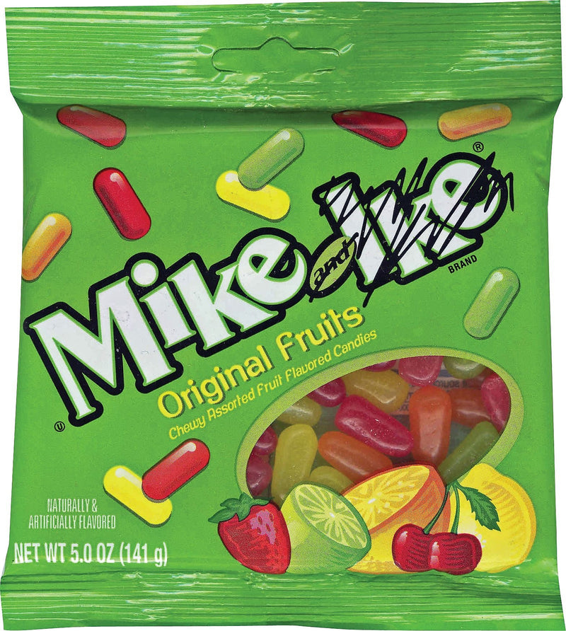 Mike and Ike Original Fruits Chews, 5 oz, 12/Carton (JUS49259)