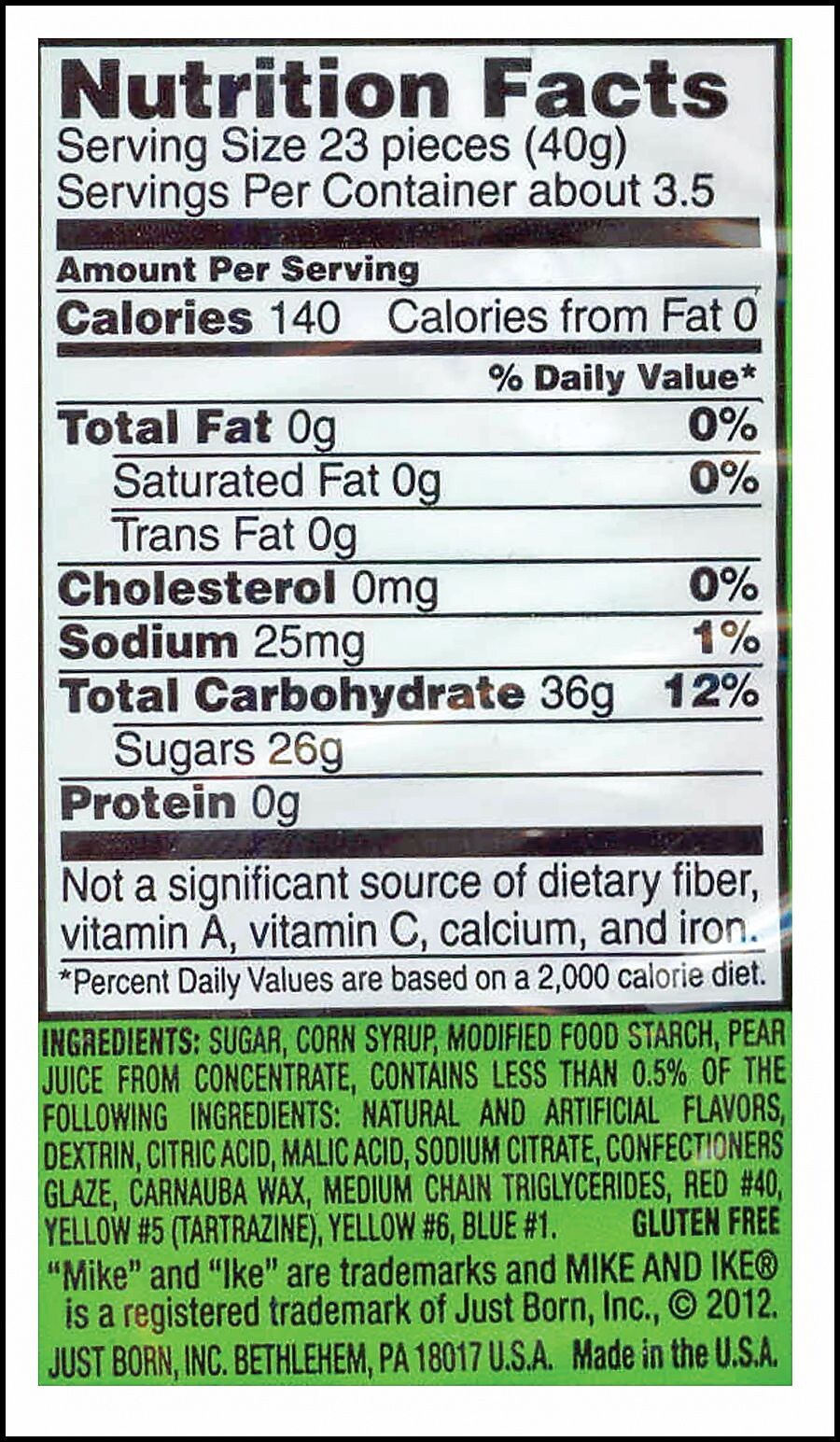 Mike and Ike Original Fruits Chews, 5 oz, 12/Carton (JUS49259)