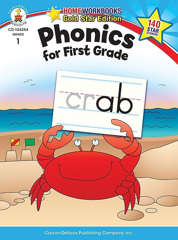 Carson-Dellosa Phonics for First Grade Resource Book