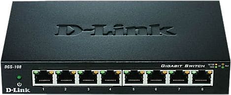 D-Link 8-Port Gigabit Ethernet Unmanaged Switch (DGS108)
