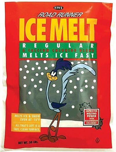 Scotwood Industries Road Runner Ice Melt Pellets, 50 lb. Bag, 50 Bags/Pallet, 17/Pallet (50BRR17P)